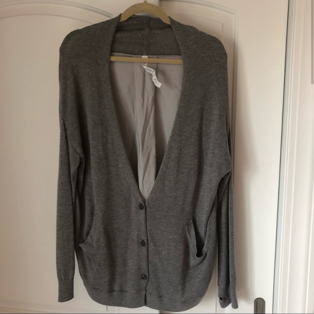 Lululemon Grey Cardigan 12